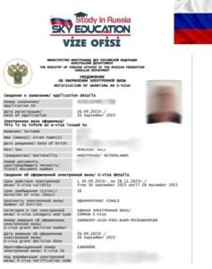 rusya e vize ucreti